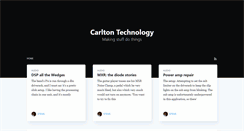 Desktop Screenshot of carltontechnology.net